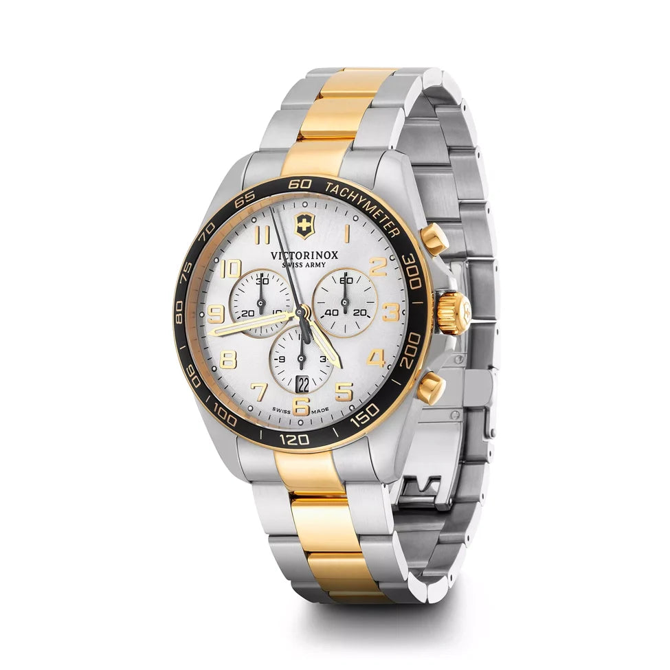 Victorinox Men's Watch Chronograph Army Fieldforce Two Tone