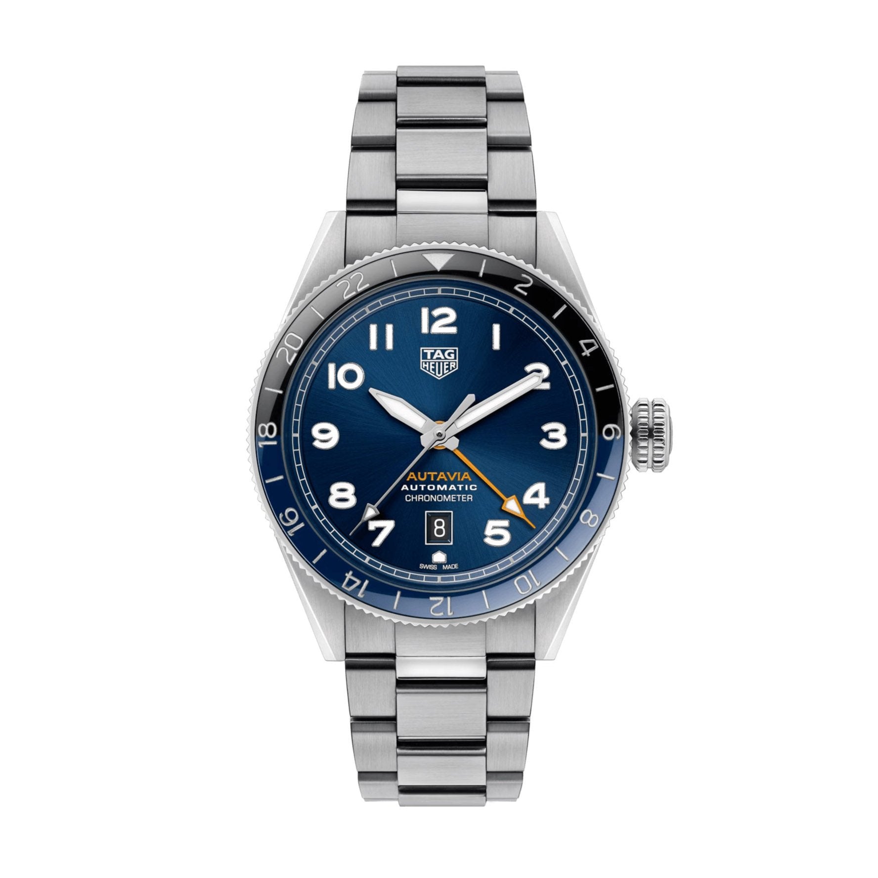 TAG Heuer Autavia Men's Blue GMT COSC Automatic Watch