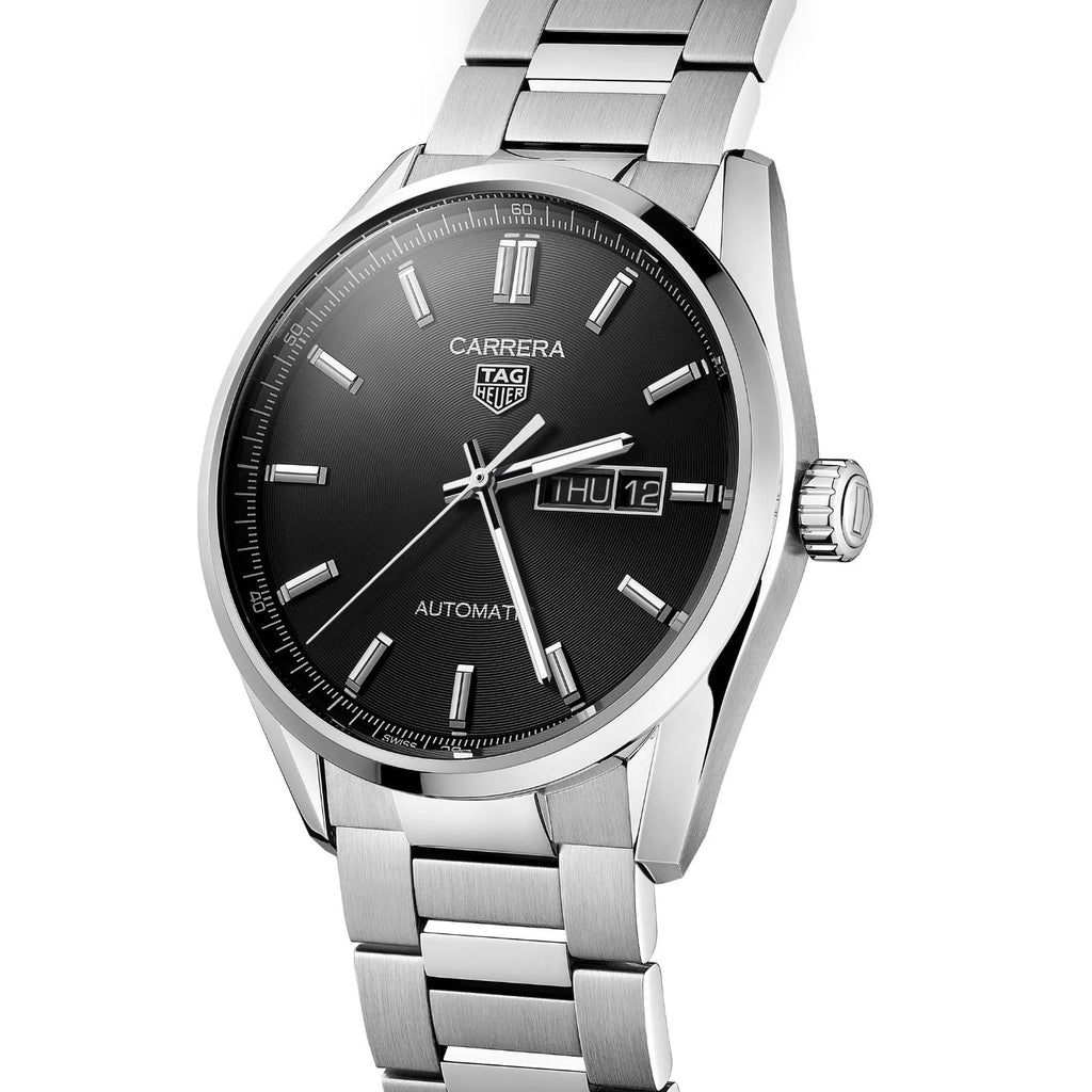 TAG Heuer Carrera Men's Black Day-Date Automatic Watch