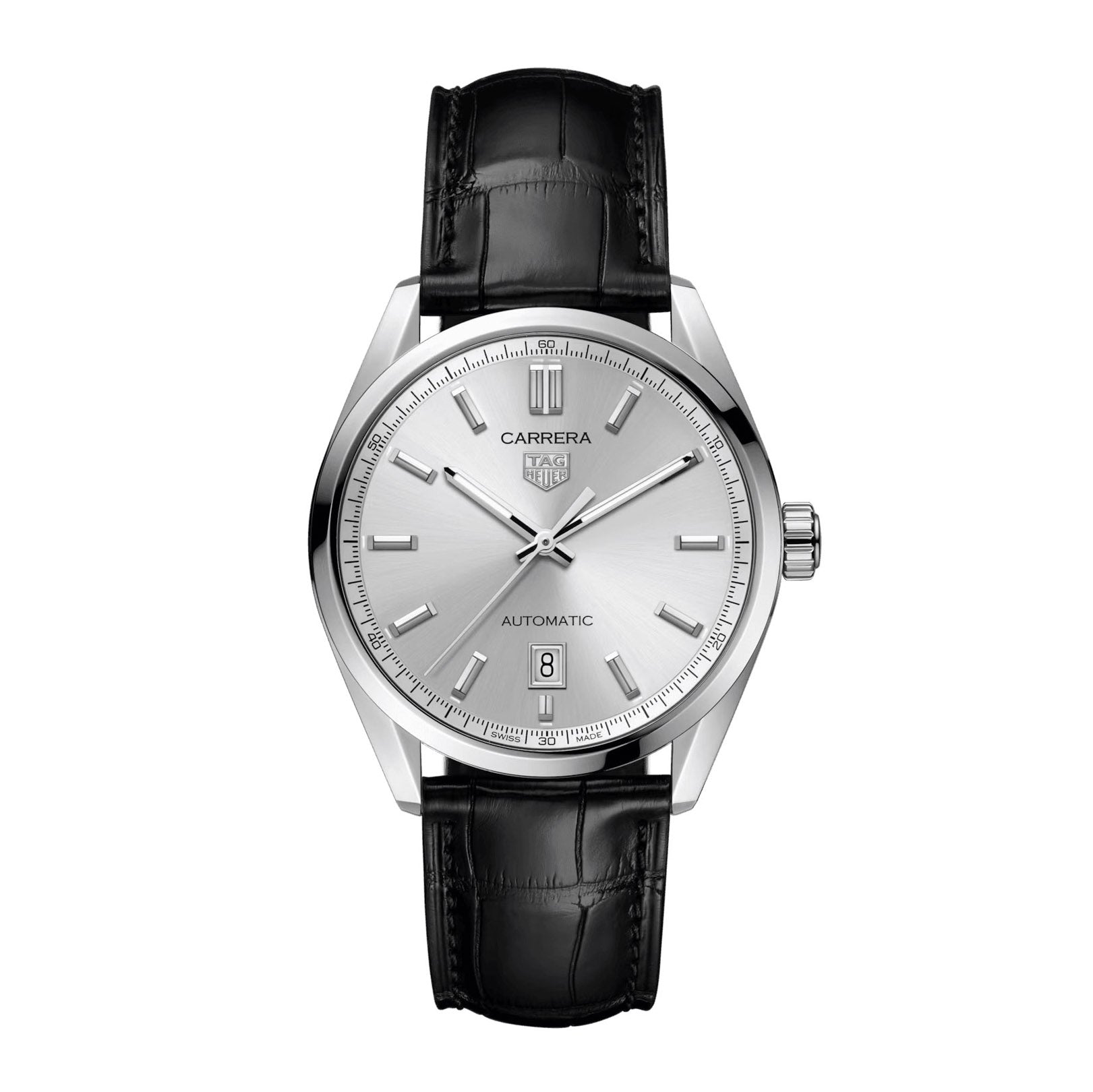 TAG Heuer Carrera Men's Silver Black Automatic Watch