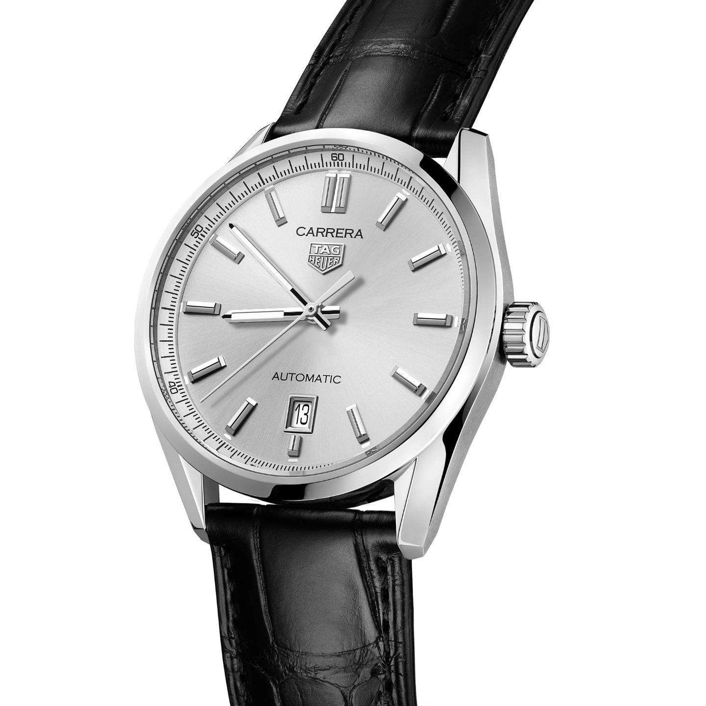 Tag Heuer Carrera Men's Grey Black Automatic Watch