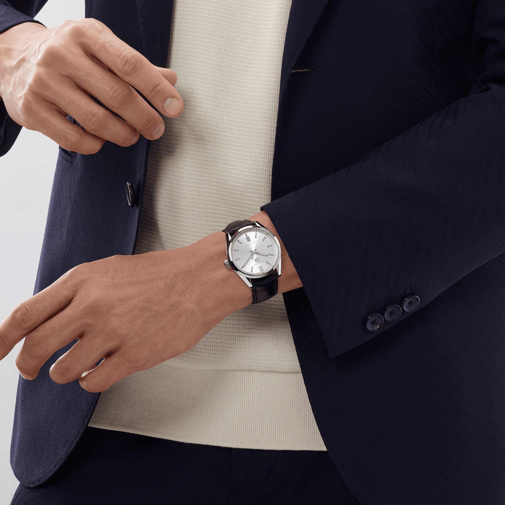 Tag Heuer Carrera Men's Grey Black Automatic Watch