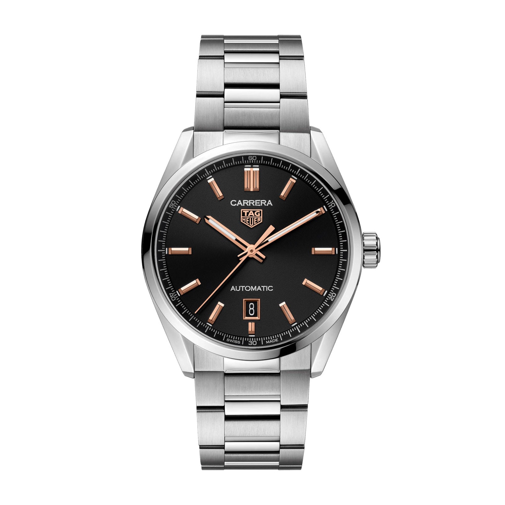 TAG Heuer Carrera Men's Black and Rose Gold Automatic Watch