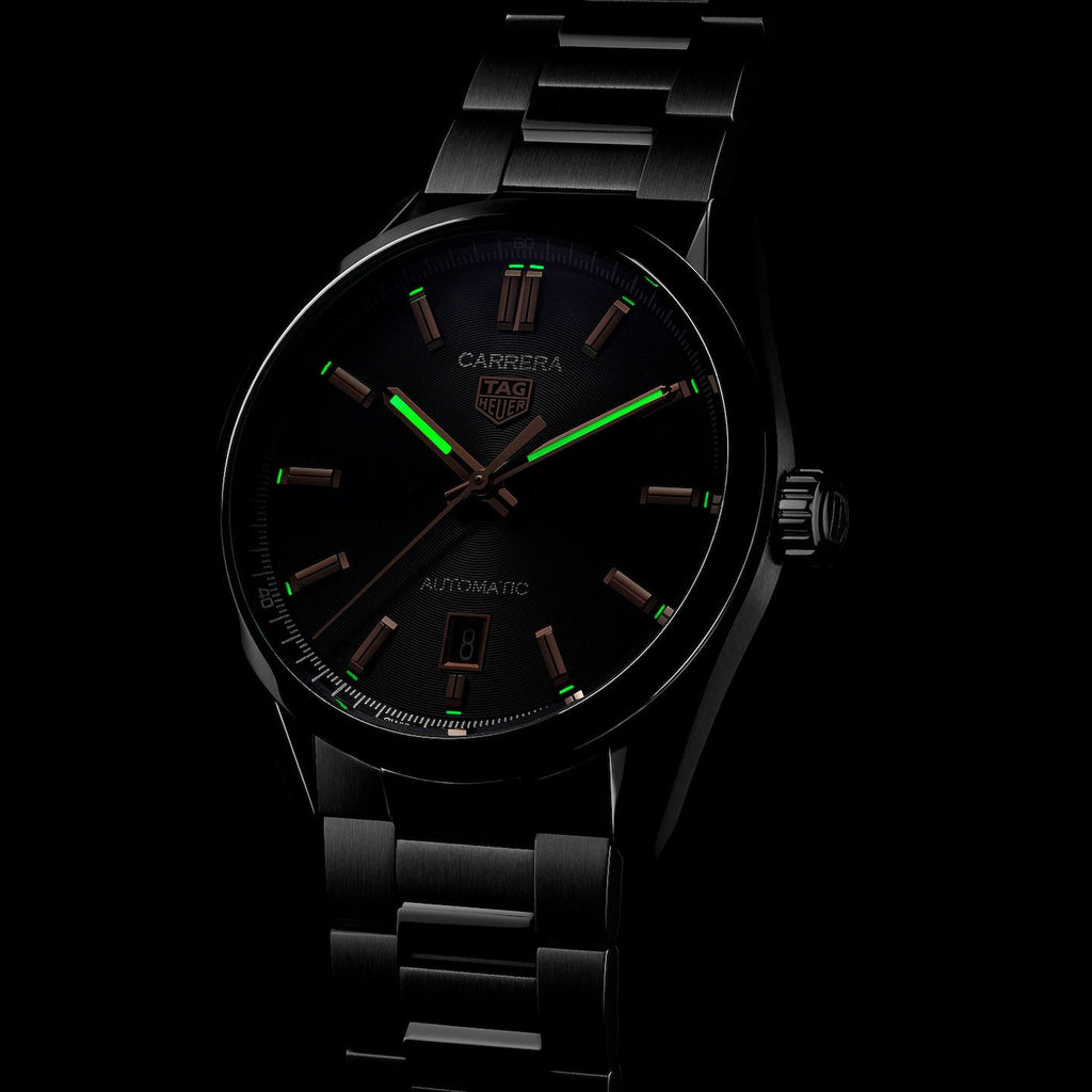 TAG Heuer Carrera Men's Black and Rose Gold Automatic Watch