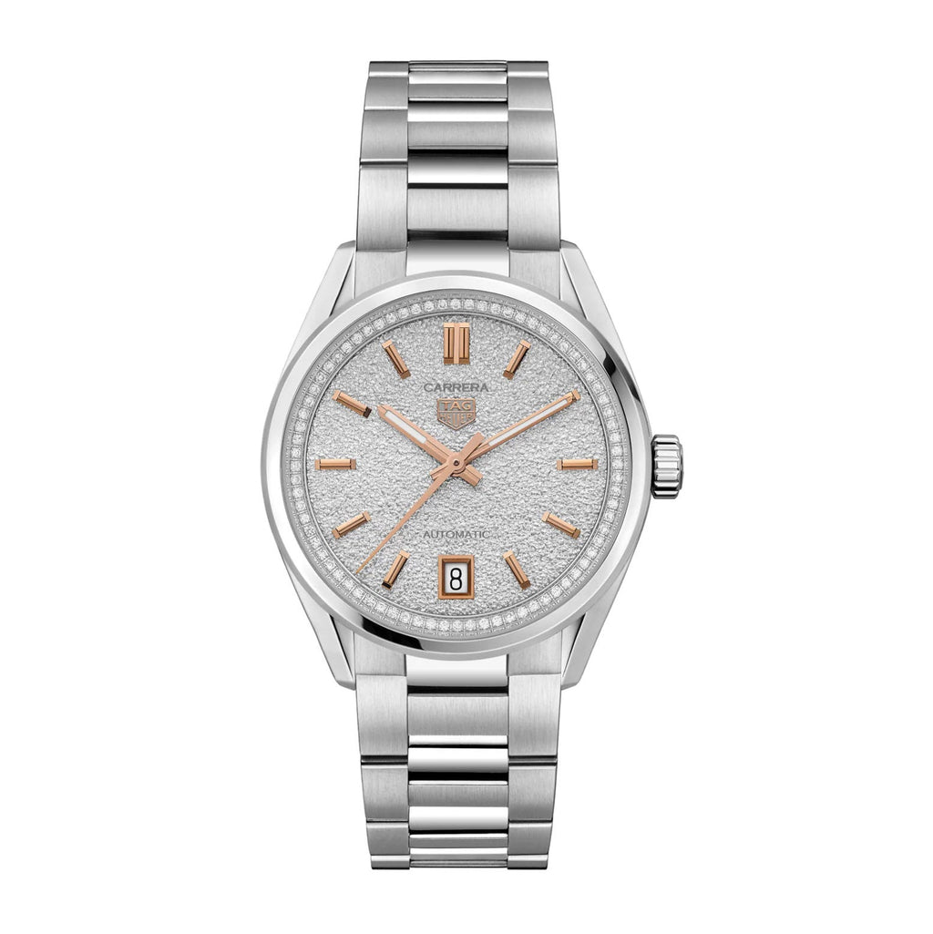 Tag Heuer Carrera Ladies Grey Diamond Watch
