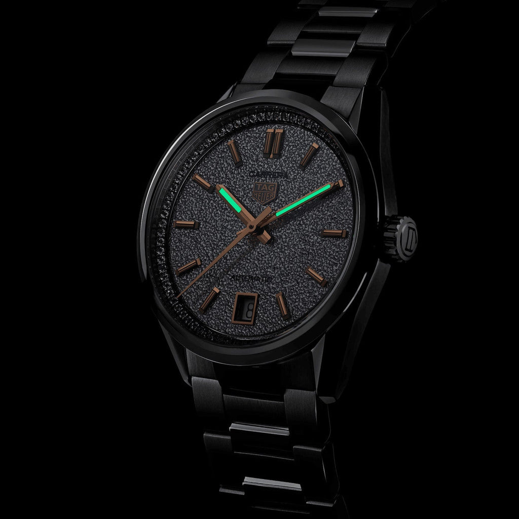 Tag Heuer Carrera Ladies Grey Diamond Watch