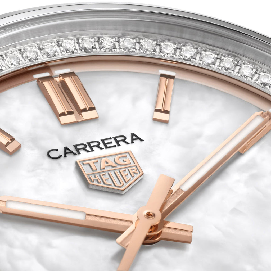 TAG Heuer Carrera Ladies White Diamond Automatic Watch