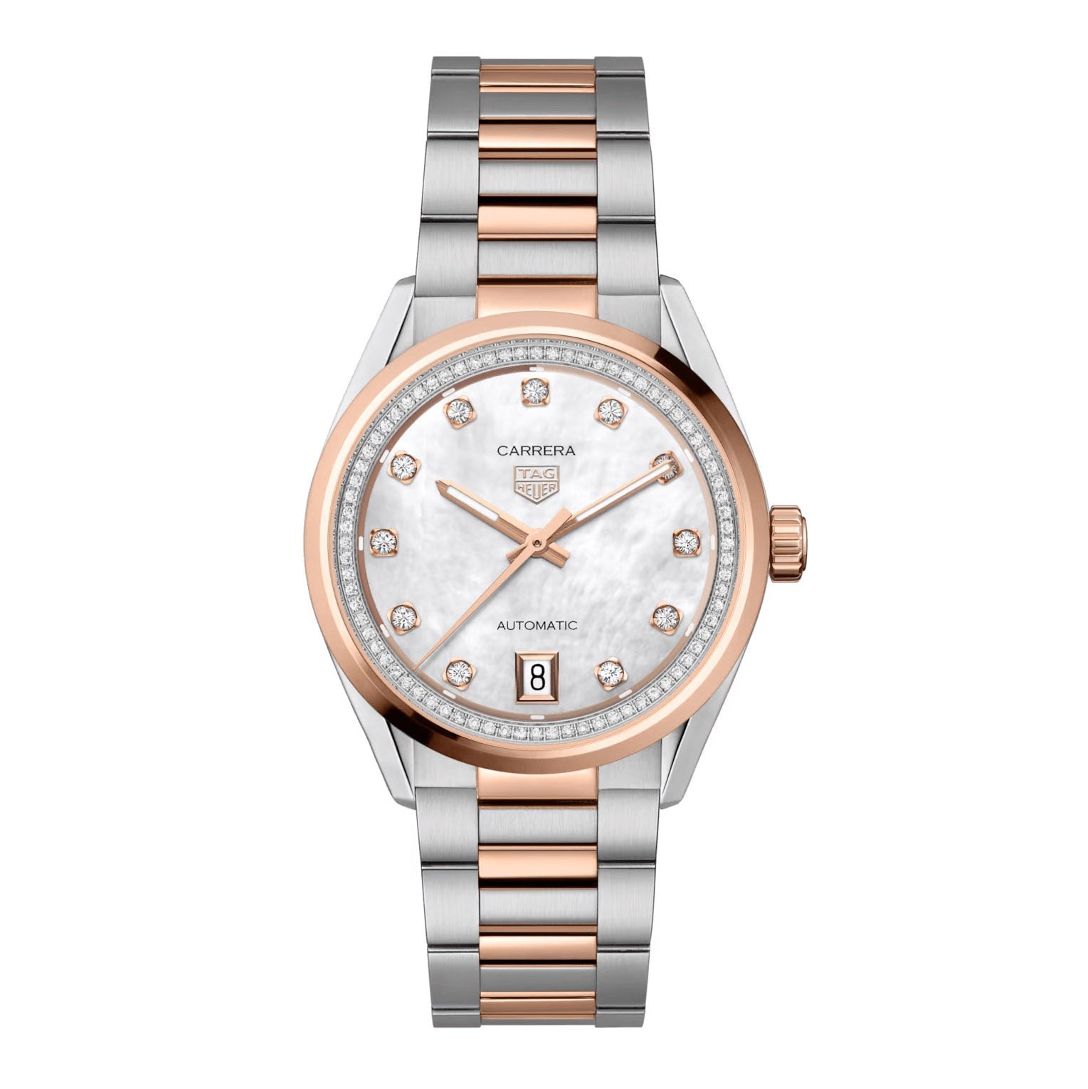 TAG Heuer Carrera Ladies White Diamond Automatic Watch