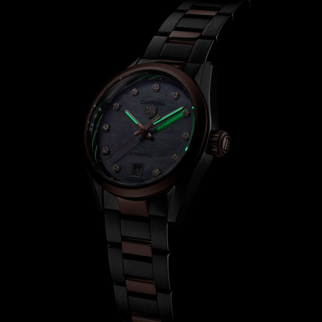 TAG Heuer Carrera Ladies White Rose Gold Watch