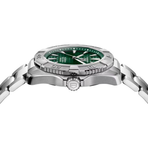 Aquaracer Professional 200 Solargraph | 40mm, Titanium, Green Dial, Men's Watch
