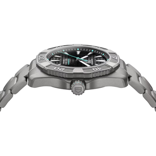 Aquaracer Professional 200 Solargraph | 40mm, Titanium, Black Dial, Men's Watch