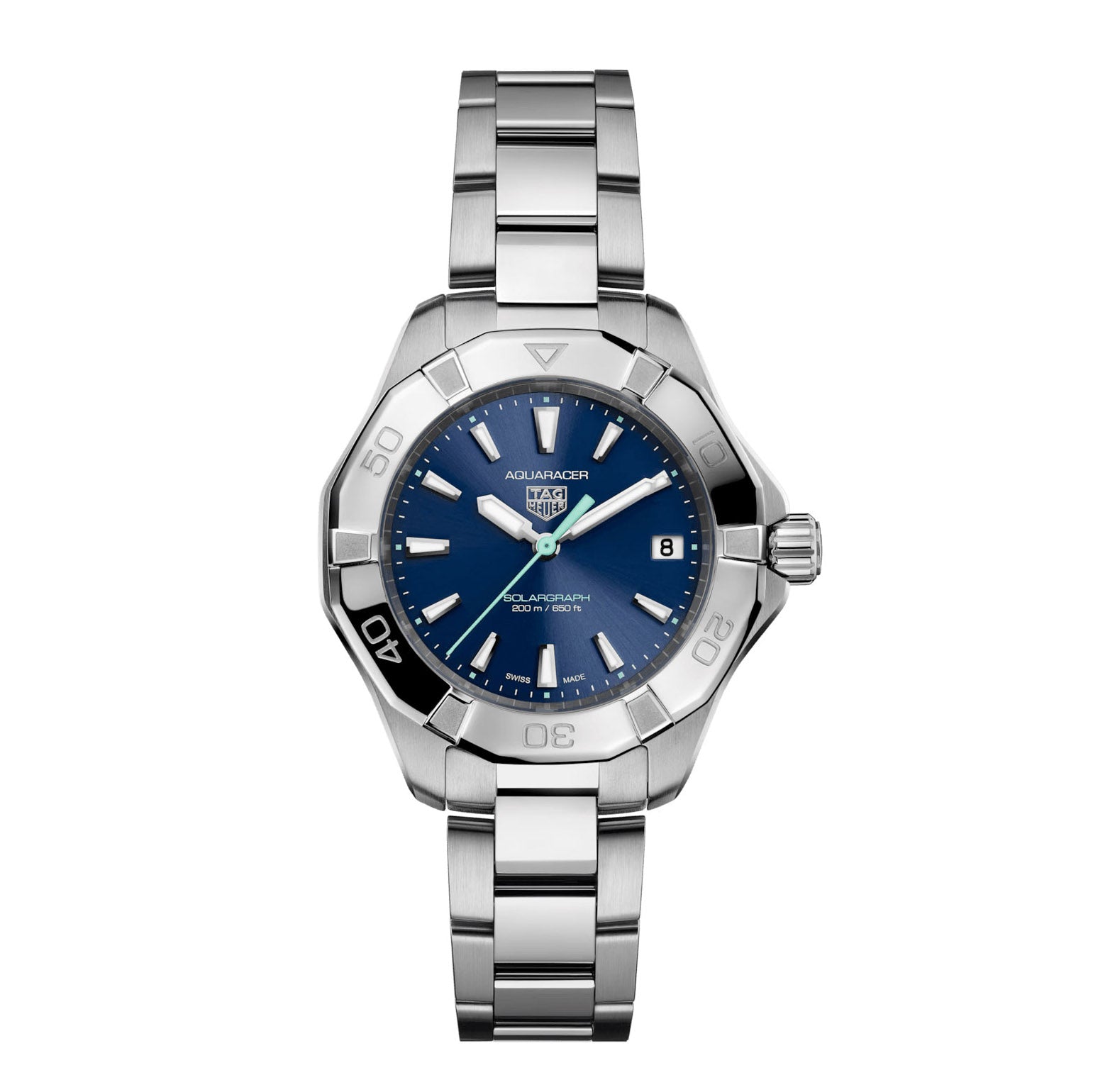 TAG Heuer Aquaracer Professional 200 Solargraph Ladies Blue Watch