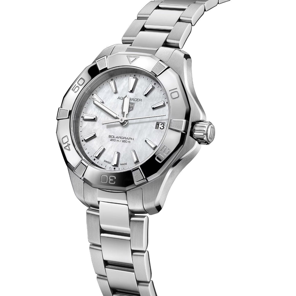 TAG Heuer Aquaracer Ladies White Solar Watch