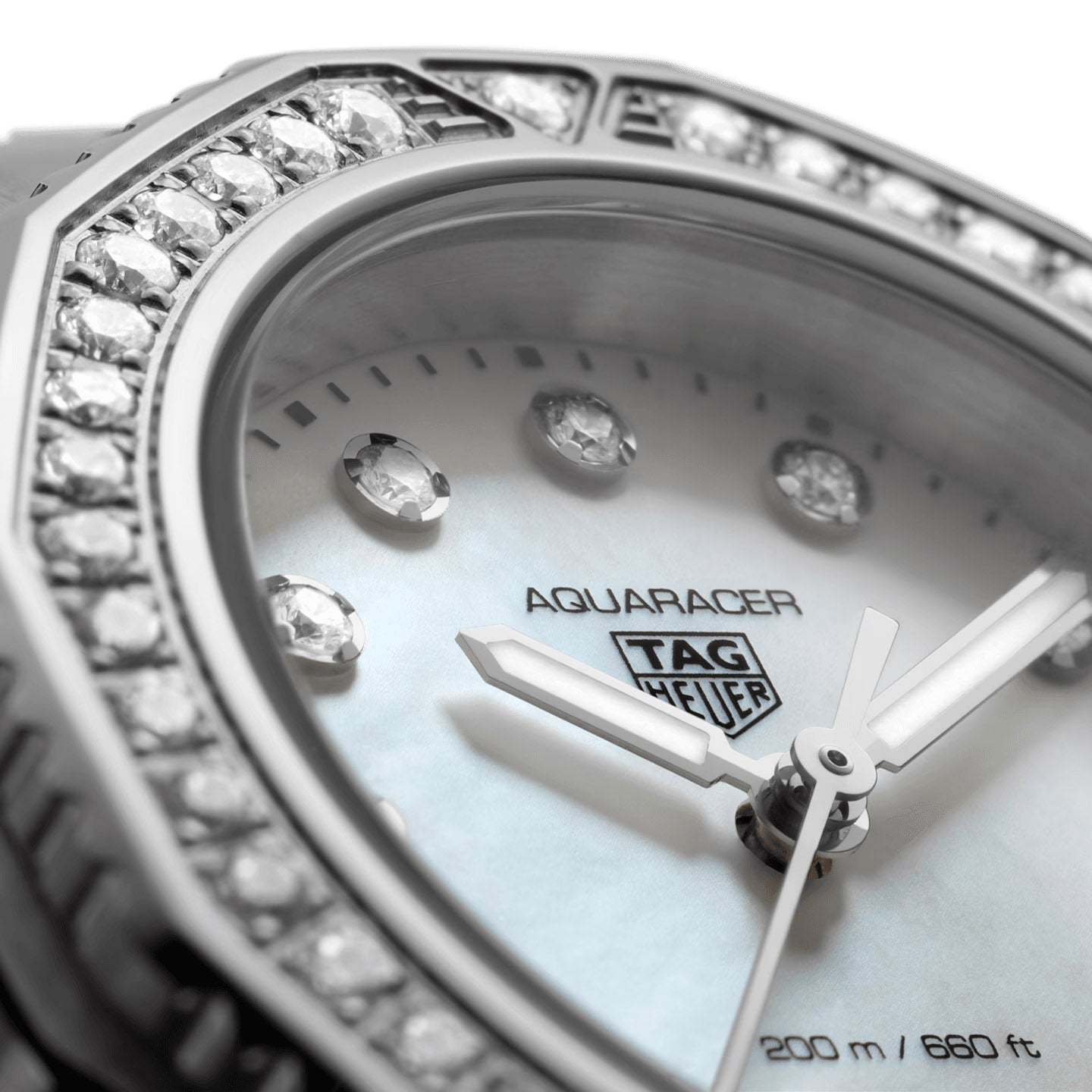 TAG Heuer Aquaracer Ladies White Diamond Quartz Watch