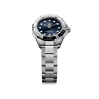 Aquaracer Professional 100 Solargraph | 28mm, Steel, Blue Dial, Womens Watch