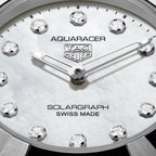 Aquaracer Professional 100 Solargraph | 28mm, Steel, Mother-of-pearl Dial, Womens Watch