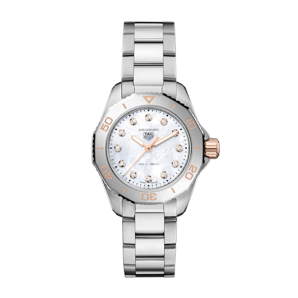 TAG Heuer Aquaracer Ladies Diamond White Quartz Watch