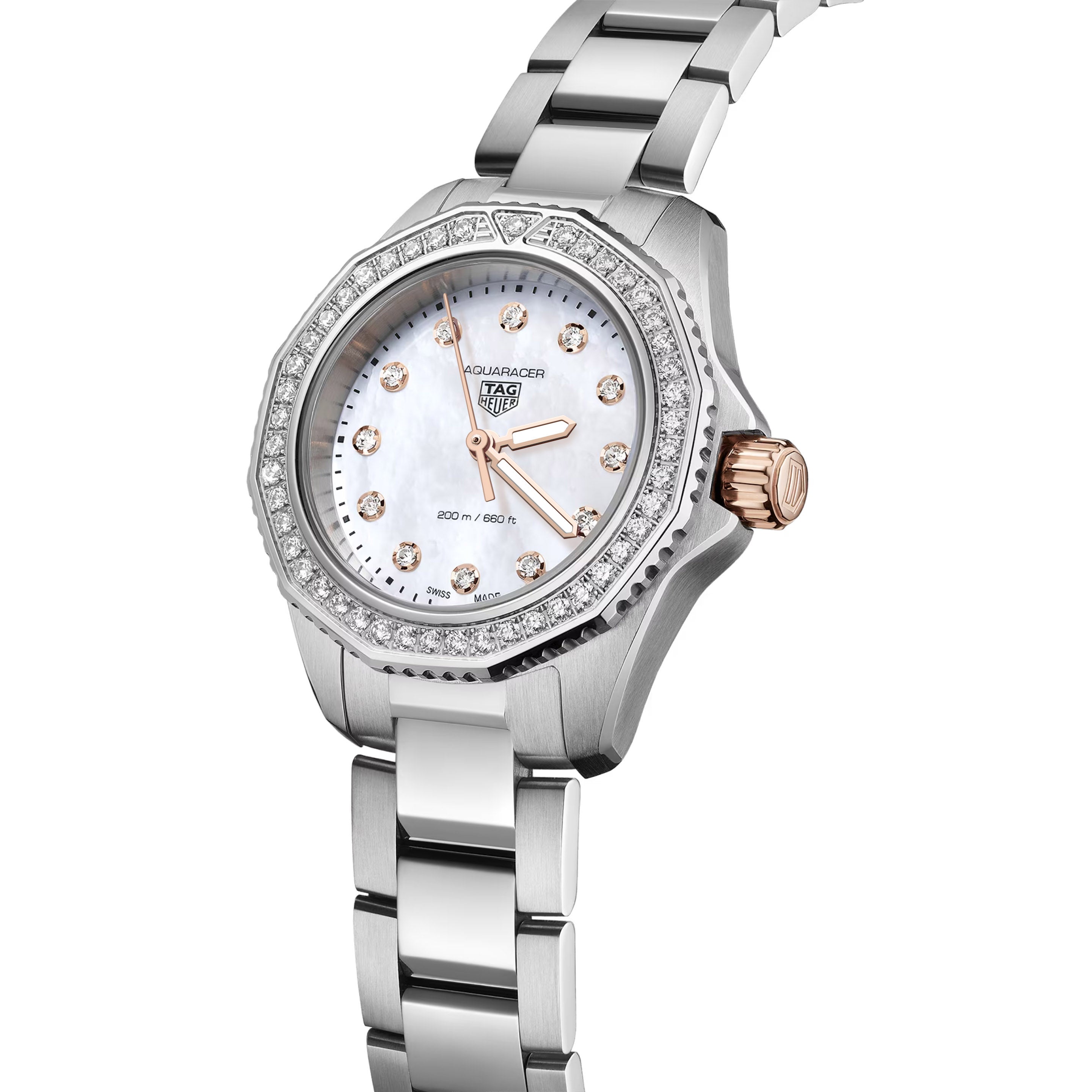 TAG Heuer Aquaracer Ladies Diamond White Quartz Watch