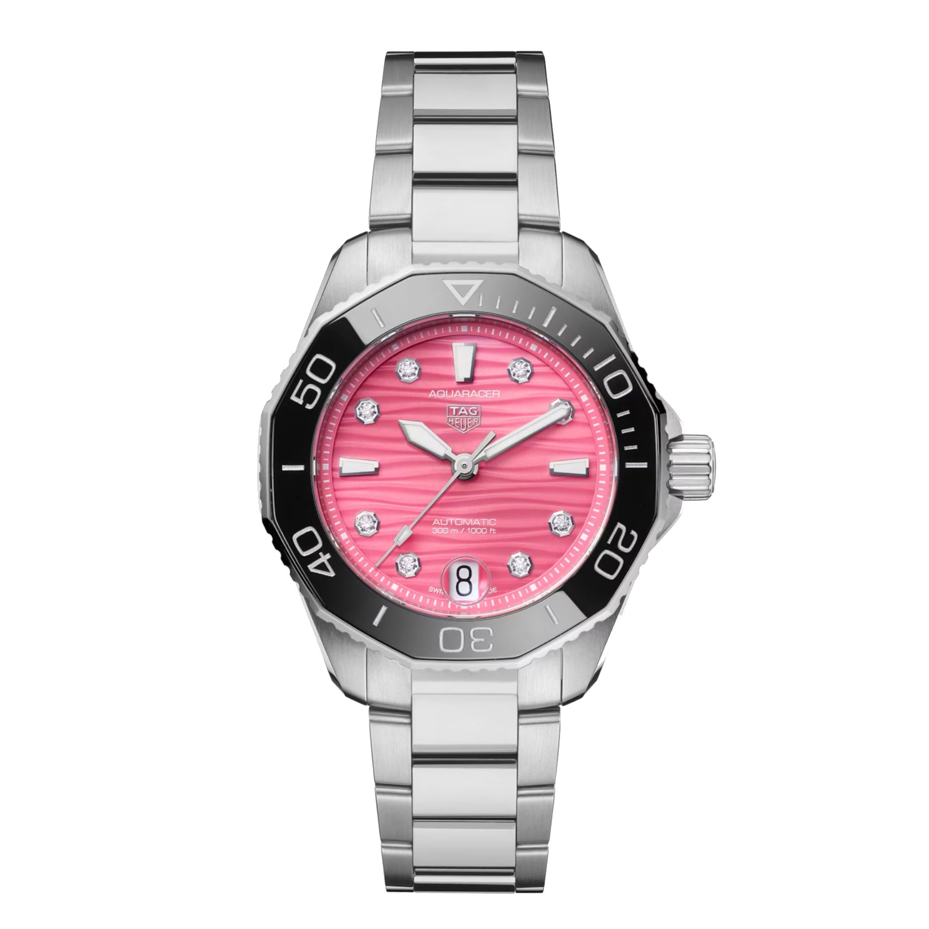 TAG Heuer Aquaracer Professional 300 Ladies Pink Automatic Watch