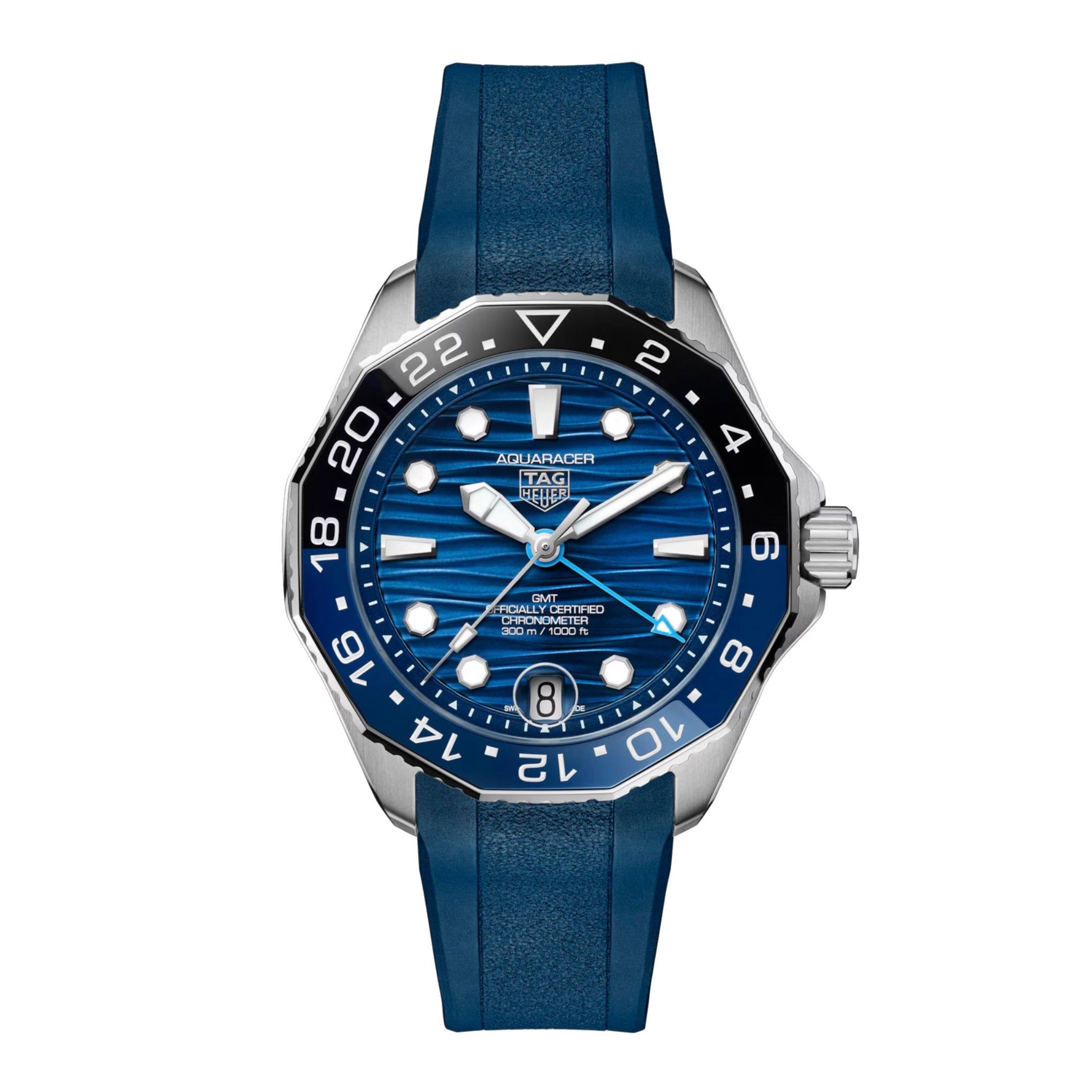 Tag Heuer Aquaracer Professional 300 GMT Men's Blue Watch