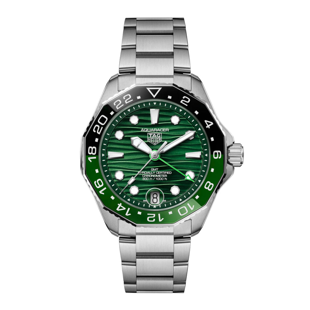 TAG Heuer Aquaracer Professional 300 GMT Men’s Green Automatic Watch