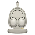 Sony WH-1000XM5 Wireless Noise Cancelling Over-Ear Headphones Bundle with gSport Accessory Kit (Silver)
