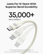 Anker USB-A to USB-C Cable (3 ft/6 ft, Upcycled-Braided)