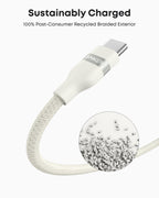 Anker USB-A to USB-C Cable (3 ft/6 ft, Upcycled-Braided)