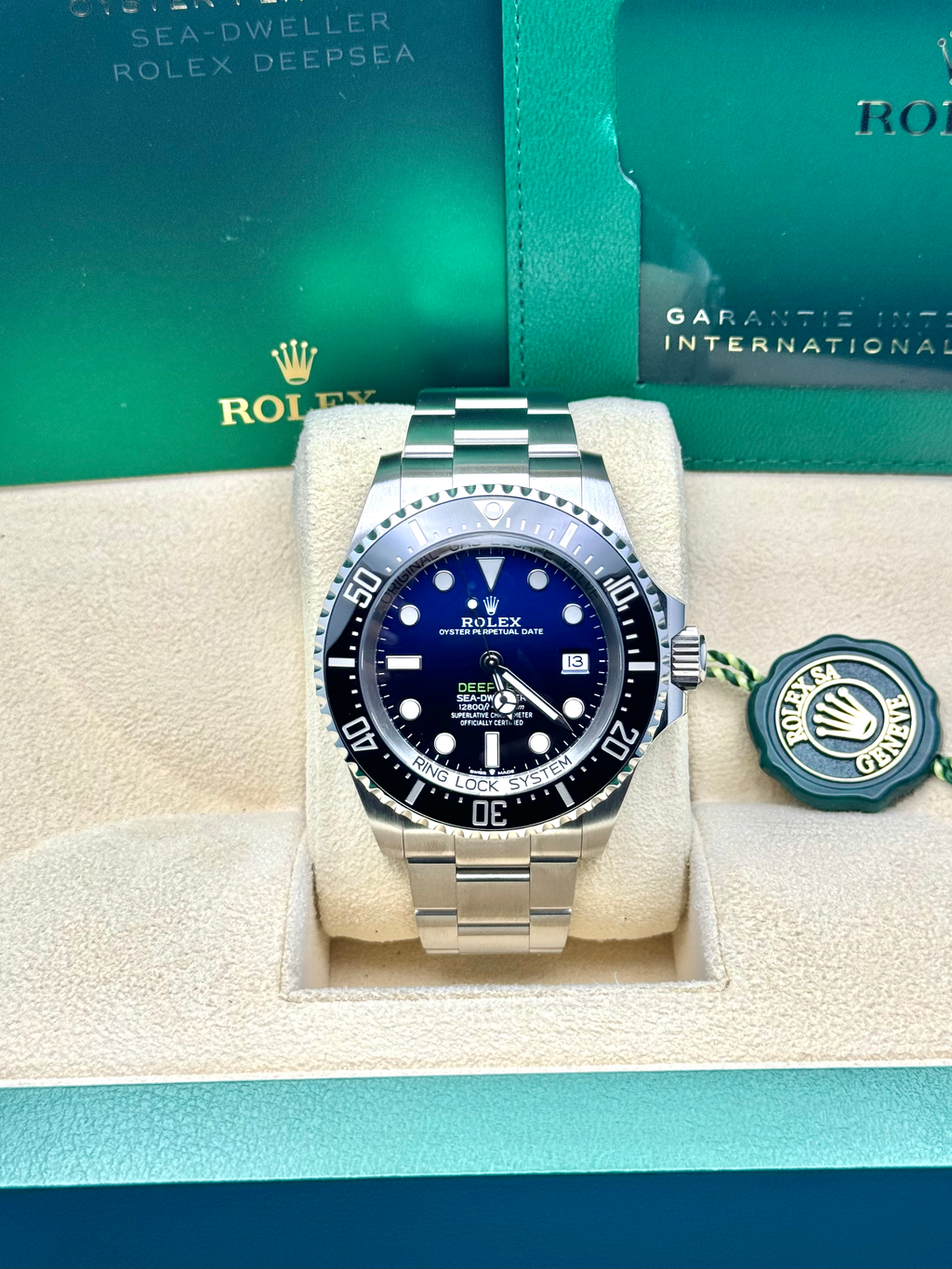 Rolex Oystersteel Deepsea  - D-Blue Dial James Cameron - Oyster Bracelet - 136660Dbl
