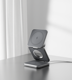 KUXIU X40 3-in-1 MagSafe Foldable Charging Stand - Gray