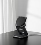 KUXIU X40Q Qi2 Certified 3-in-1 MagSafe Foldable Charging Stand - Black