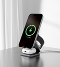 KUXIU X40 Turbo Qi2.2 Certified 25W 3-in-1 MagSafe Foldable Wireless Charging Stand - Gray