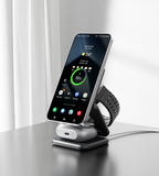 KUXIU X40 3-In-1 Foldable Magnetic Wireless Charging Station for Samsung