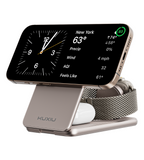 KUXIU X41Q Qi2 Certified 3-in-1 MagSafe Foldable Charging Stand