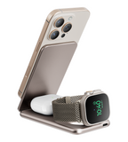 KUXIU X41Q Qi2 Certified 3-in-1 MagSafe Foldable Charging Stand