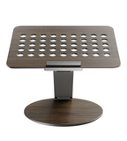 KUXIU X53 Ergonomic Laptop Stand with Built-in 8-in-1 Hub - Wood Grain