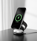 KUXIU X63 3-In-1 MagSafe Foldable Magnetic Wireless Charging Station - Black