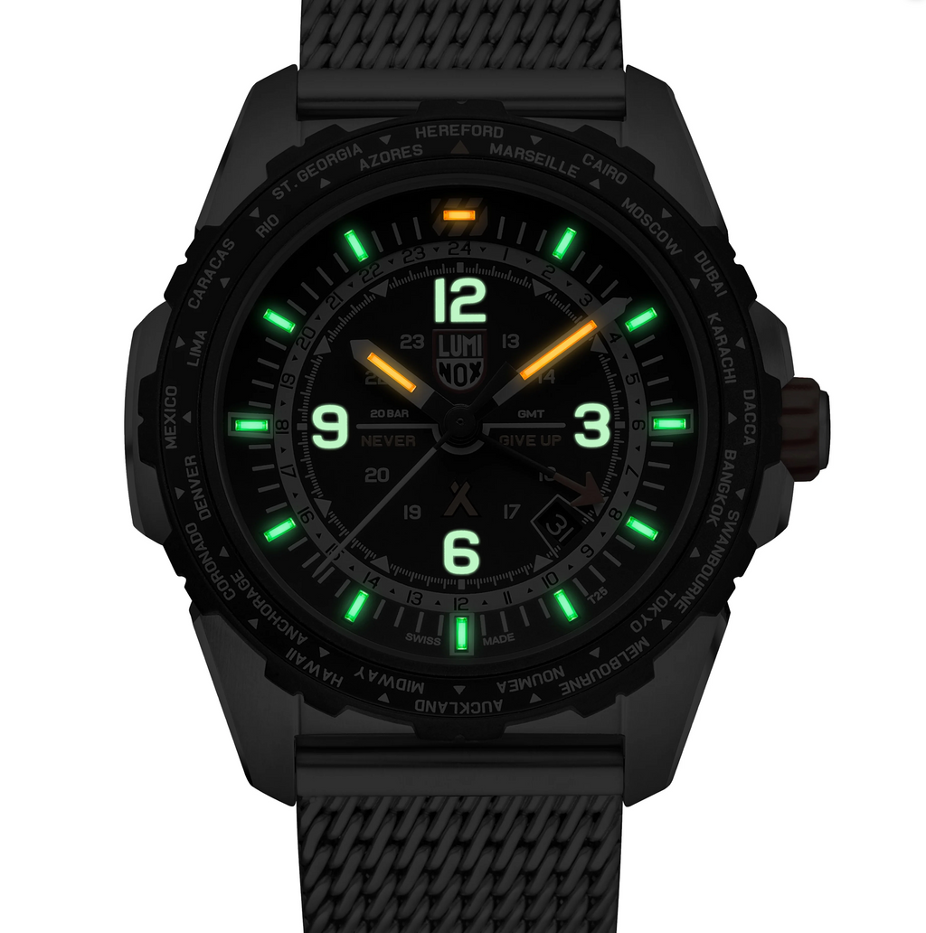 Luminox Bear Grylls Survival GMT Men's Silver Watch