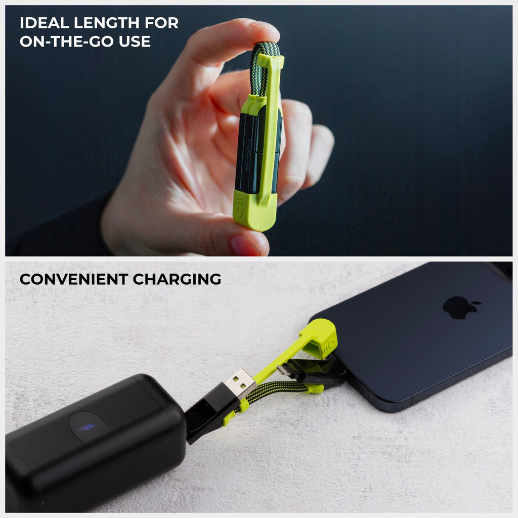 inCharge® XL Pocket - 100W, 6in1 keyring cable
