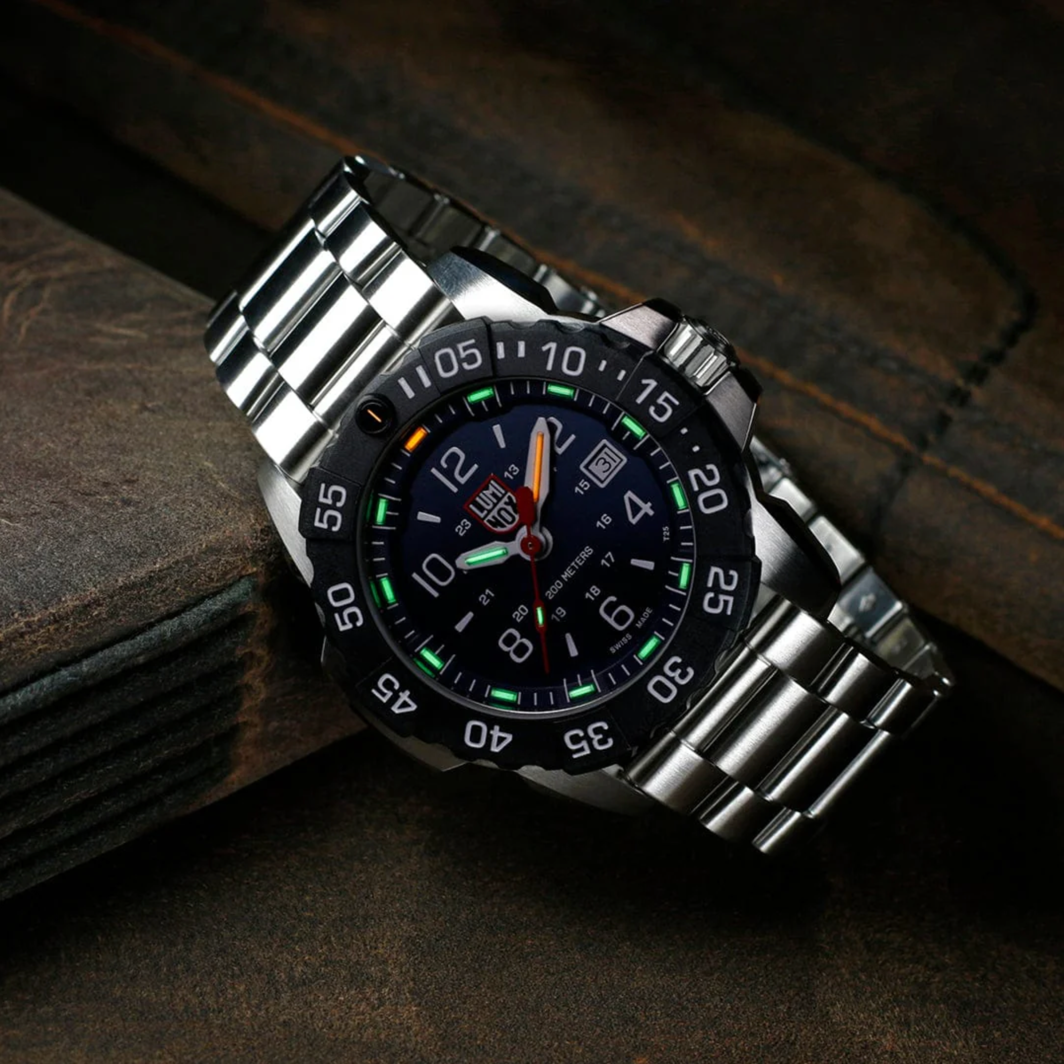 Luminox Navy SEAL 3250 Series Men's Blue Silver Watch