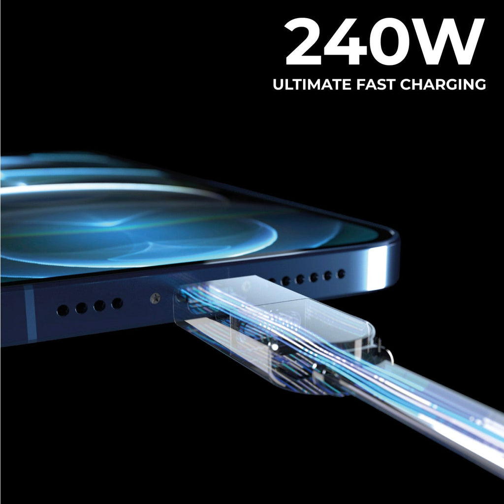 inCharge® XS - 240W Ultra Fast Charging Keyring Cable (4-in-1)