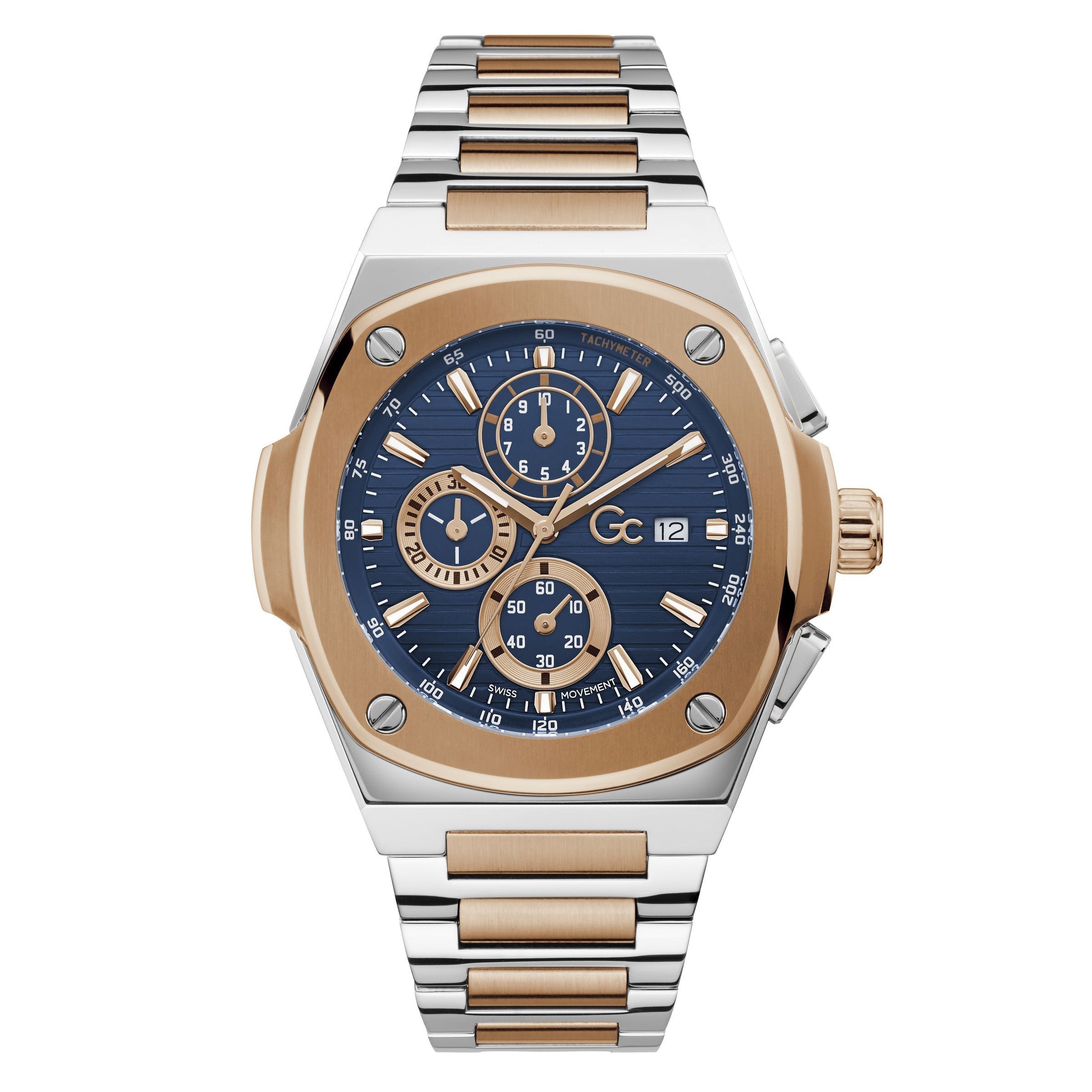 Gc Coussin Shape Men's Blue Watch