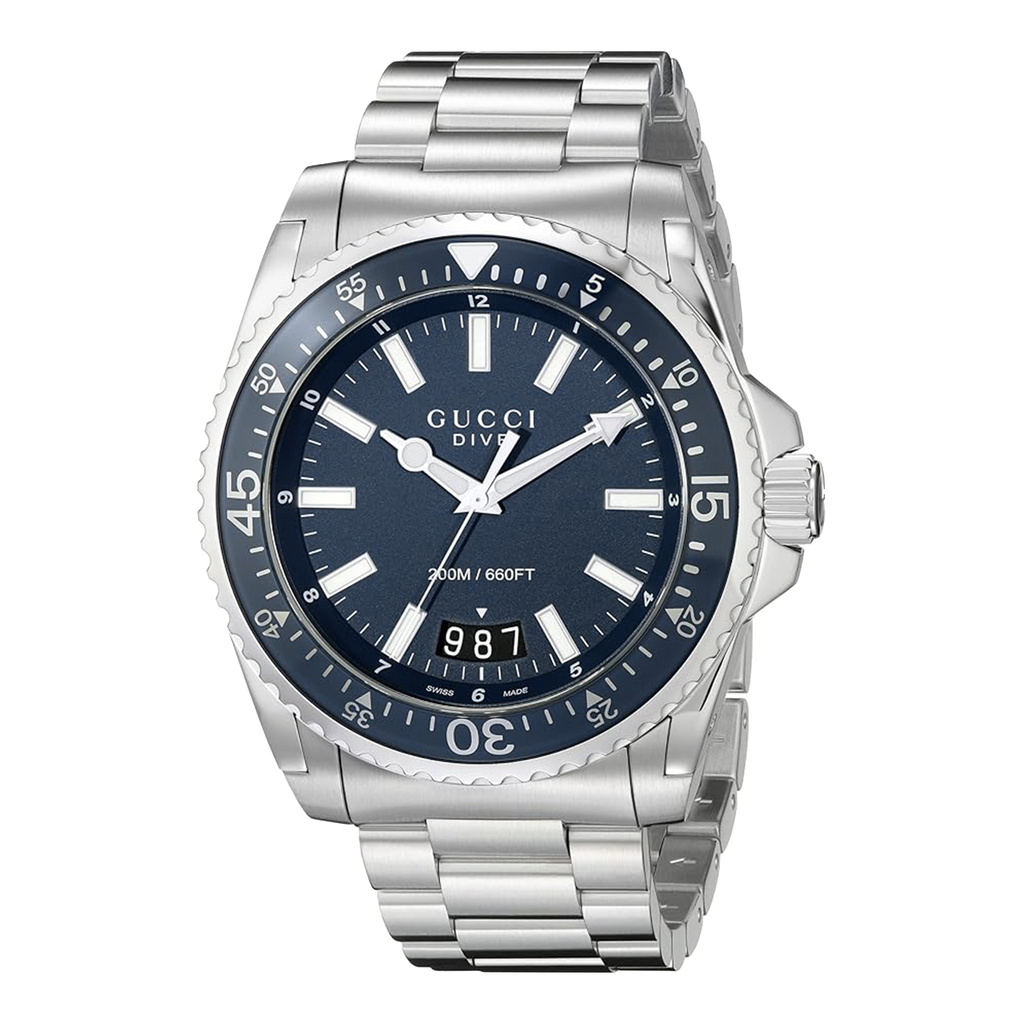 Gucci Watch Dive Men's 45mm Blue