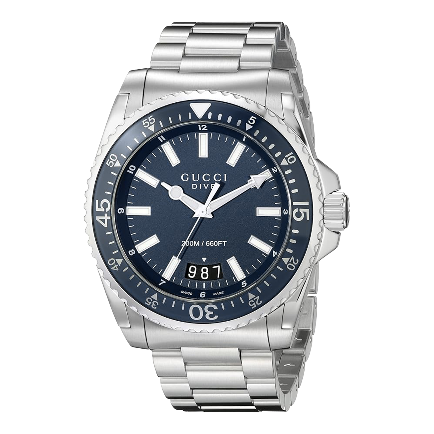 Gucci Watch Dive Men's 45mm Blue