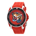 Gucci Watch Dive 40mm Tiger Red