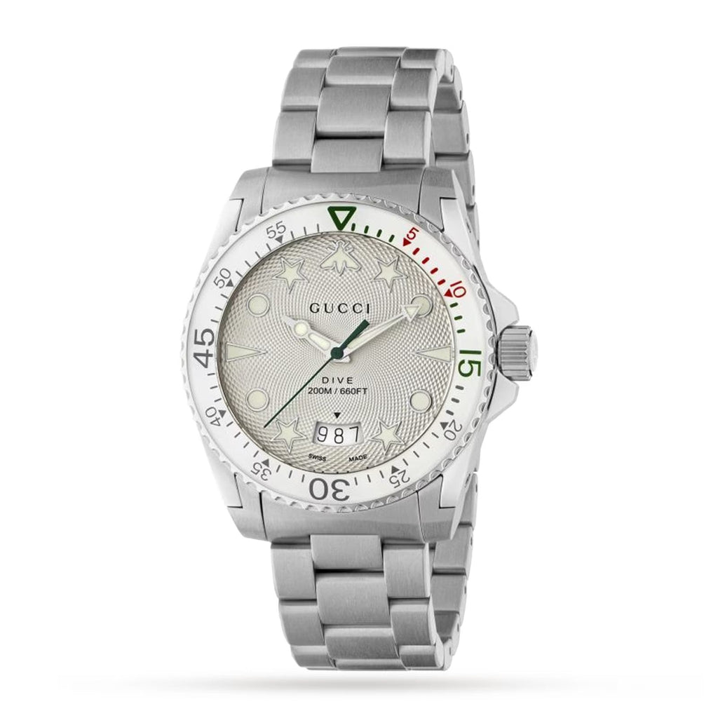 Gucci Dive Men's White Watch