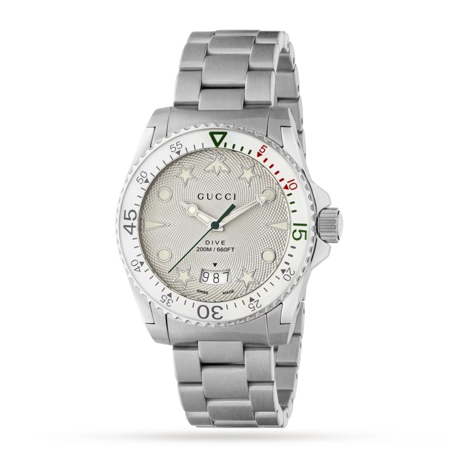 Gucci Dive Men's White Watch