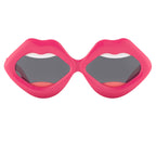 Yaz Bukey x Linda Farrow Pink Grey Sunglasses