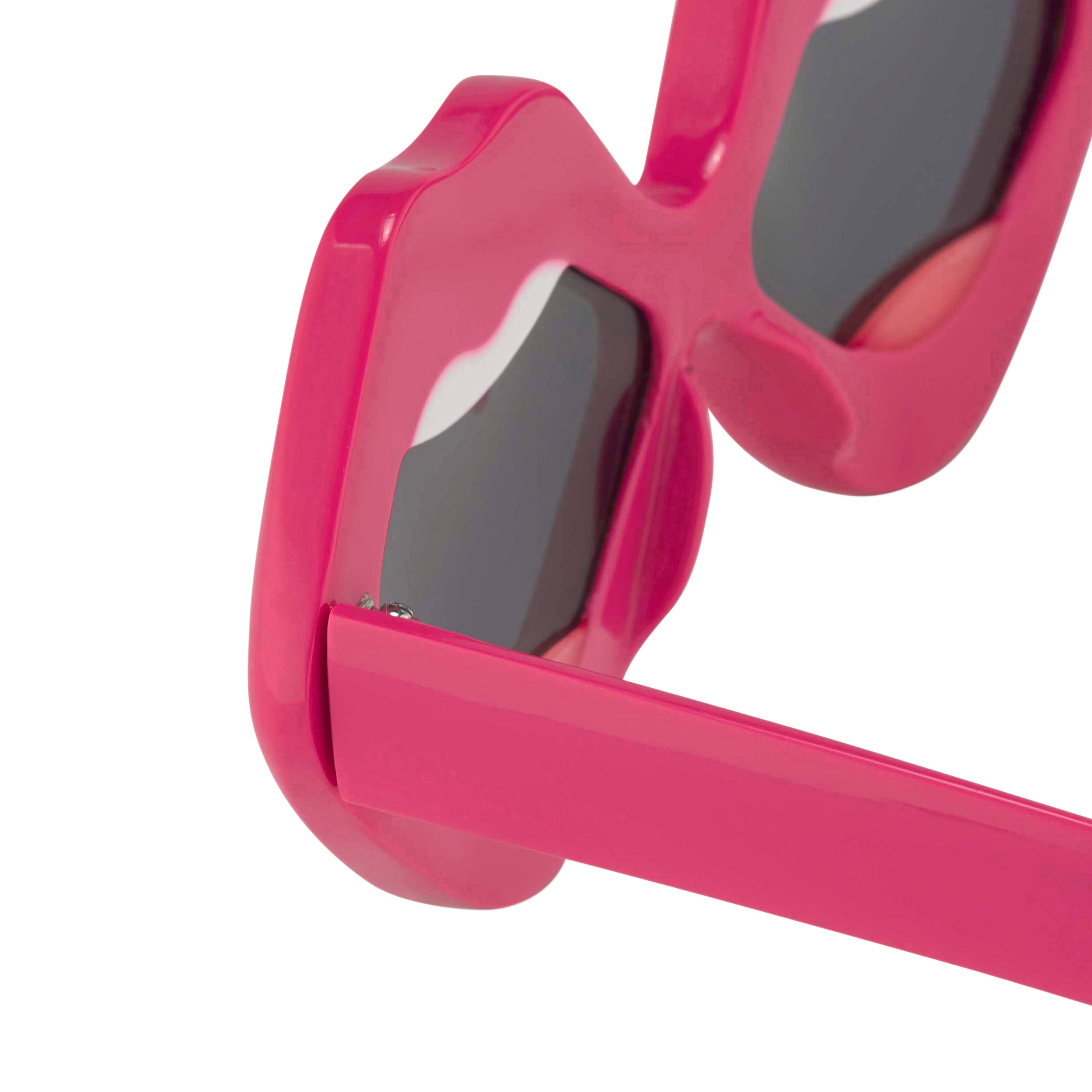 Yaz Bukey x Linda Farrow Pink Grey Sunglasses