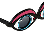 Yaz Bukey x Linda Farrow Black Red Sunglasses